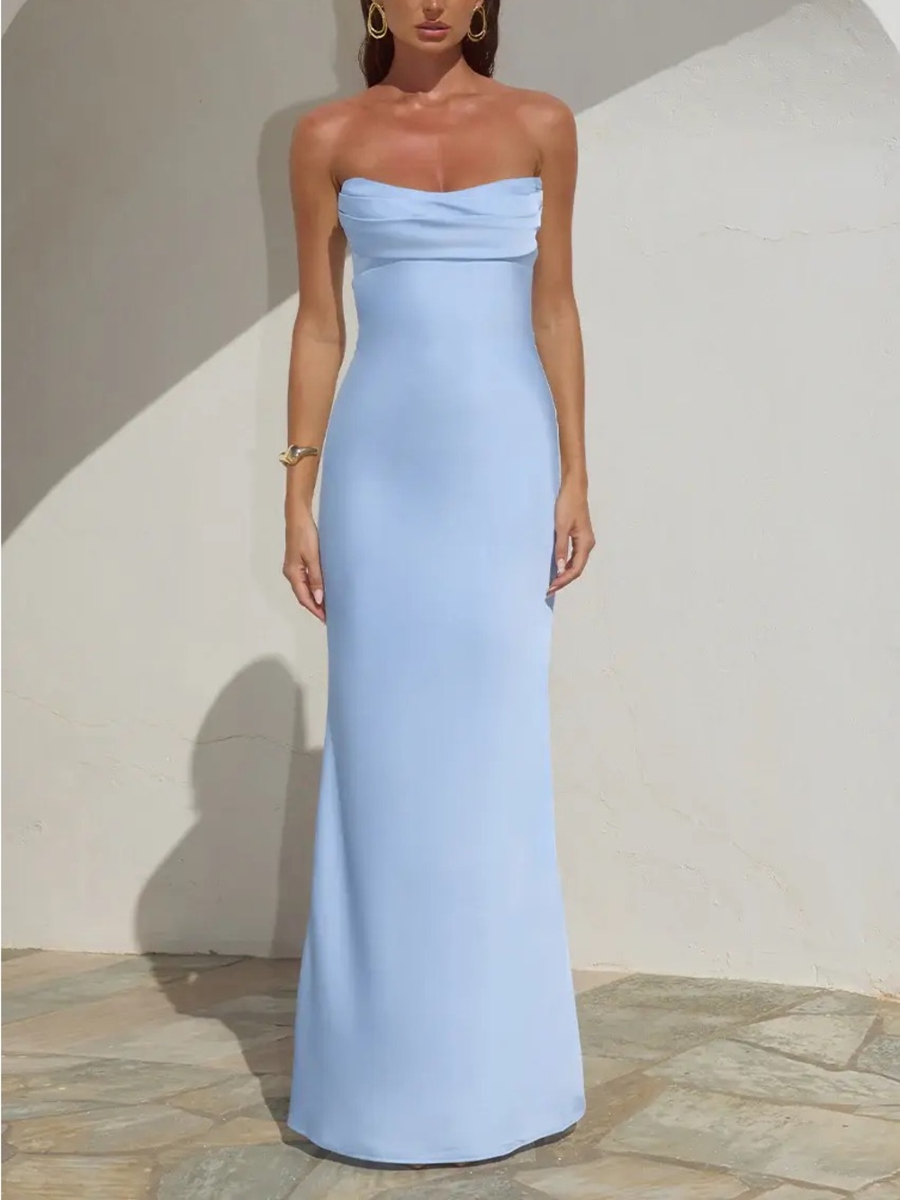 Runaway the Label Satin Maxi Dress